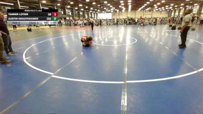 76 lbs Round 3 (12pm Friday) - Tanner Lotier, Nauman Red vs Austin Krautkramer, Crass Trained