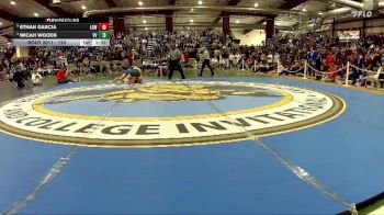 120 lbs Quarterfinal - Micah Woods, Virgin Valley vs Ethan Garcia, Lowry