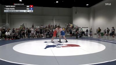 130 lbs Cons. Round 4 - Keith Miley, Ark/Nyac vs Tom Foote, New York Athletic Club