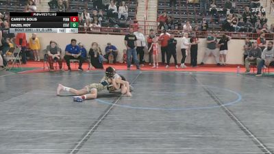51_G lbs Round Of 16 - Carsyn Solis, Penn Delco vs Hazel Hoy, State College