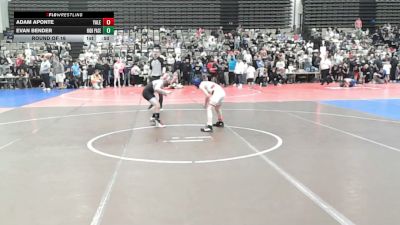 77-J lbs Round Of 16 - Adam Aponte, Yale Street vs Evan Bender, High Pace Wrestling Club