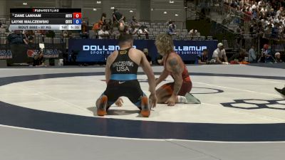 97 kg Cons. Sub-semis - Zane Lanham, Arkansas Regional Training Center vs Layne Malczewski, Cyclone Regional Training Center C-RTC