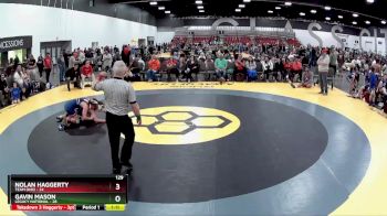 129 lbs 2nd Wrestleback (8 Team) - Gavin Mason, Legacy National vs Nolan Haggerty, Team Ohio