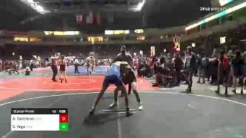 109 lbs Quarterfinal - Aaron Contreras, Pounders WC vs Sergio Vega, Tucson Cyclones