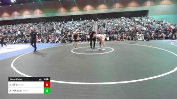 144 lbs Semifinal - Austin Ellis, Davis vs Arseni Kikiniou, Poway