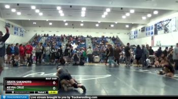 101 lbs Cons. Round 2 - Keyra Cruz, Raiders vs Arata Sakamoto, Santa Monica Hs