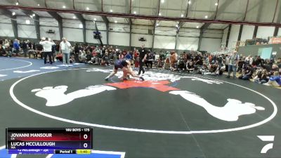 175 lbs Cons. Round 4 - Jovanni Mansour, CA vs Lucas McCullough, WA