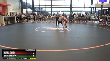B-21 lbs Quarterfinal - Owen Davis, Western Dubuque vs Crue Walter, Empire Academy
