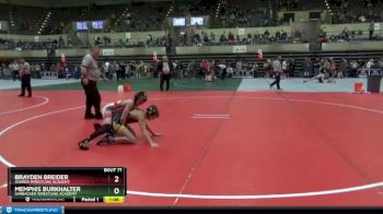 95 lbs Semifinal - Memphis Burkhalter, Sarbacker Wrestling Academy vs Brayden Breider, Askren Wrestling Academy