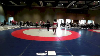 155 lbs Champ. Round 3 - Jada Lawrence, SC vs Addie Roth, IL