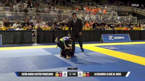 Alessandra Claire M. Sibug vs Akemi-Maria Castro Pangelinan 2025 Pan Kids Jiu-Jitsu IBJJF Championship