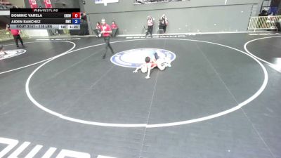 115 lbs Cons. Semis - Dominic Varela, Kerman High School Wrestling vs Aiden Sanchez, Reign Wrestling Club
