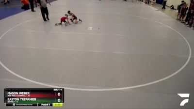 75 lbs Placement (4 Team) - Mason Weber, Red Rock Central vs Easton Trepanier, Bemidji