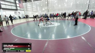 153 lbs Quarterfinal - Joshua Wong, Edison Eagles vs Cecil Miller, Beach Boyz Wrestling Club