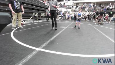 49 lbs Round Of 16 - Austin Galaviz, Tuttle Wrestling vs Silas Boyd, Harrah Little League Wrestling