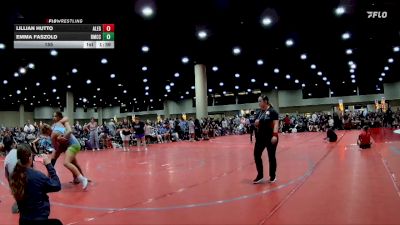 155 lbs Round 2 (4 Team) - Lillian Hutto, Alabama Elite Gold vs Emma Faszold, Don`t Be Jelly