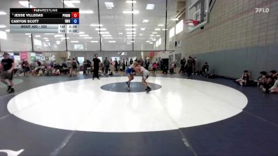 120 lbs Round 2 - Jesse Villegas, Post Falls High School Wrestling vs Canyon Scott, Rigby Wrestling Club