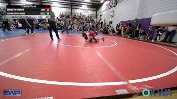 60 lbs Quarterfinal - Bencyn White, Caney Valley Wrestling vs Kiarus Kidder, Buck Pride Wrestling