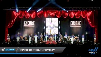 Spirit of Texas - Royalty [2019 Senior Coed - Medium 6 Day 1] 2019 Encore Championships Houston D1 D2