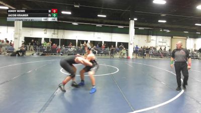 157 lbs Consi Of 8 #2 - Jordy Bowe, WI vs Jacob Kramer, PA