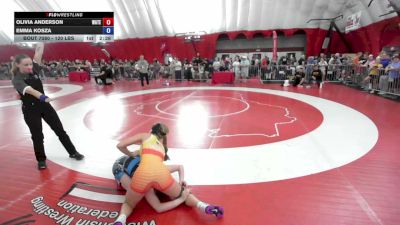 120 lbs Cons. Rd Of 16 - Olivia Anderson, Watertown vs Emma Kosza