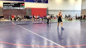 149 lbs Cons. Round 4 - Landon Yoder, Apprentice School vs Sebastiano Spina, Alvernia University