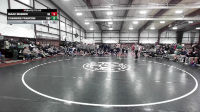 150 lbs Round 2 (8 Team) - Isaac Masner, Millard vs Channing Francom, Timpanogos