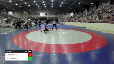 120 lbs Consi Of 4 - Jaxson Hudson, Georgia vs Peyton Erickson, Commerce Wrestling Club