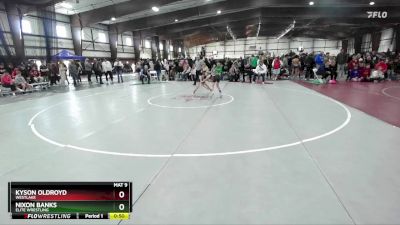 70 lbs Cons. Round 3 - Nixon Banks, Elite Wrestling vs Kyson Oldroyd, Westlake