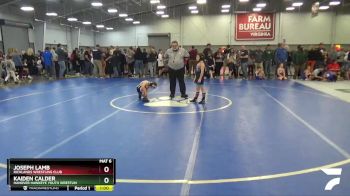 62 lbs Champ. Round 2 - Kaiden Calder, Hanover Hawkeye Youth Wrestlin vs Joseph Lamb, Richlands Wrestling Club