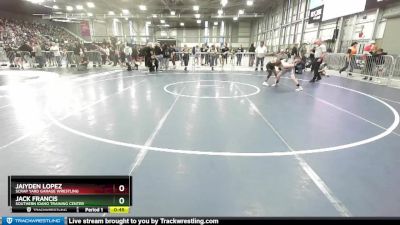 96 lbs Cons. Round 2 - Jack Francis, Southern Idaho Training Center vs Jaiyden Lopez, Scrap Yard Garage Wrestling