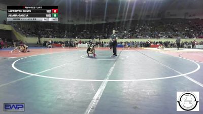 110 lbs Consi Of 16 #2 - Jazariyah Davis, Westmoore Wresting vs Aliana Garcia, Wagoner