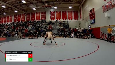 150 lbs Champ. Round 2 - Gabriel Mendoza, Grand Valley vs Ethan Silva, Hayden