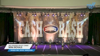 Rio Grande Valley Cheer - Mini Royals [2024 L1 Mini - Novice - Restrictions Day 1] 2024 Cheer Power Cash Bash Showdown Galveston