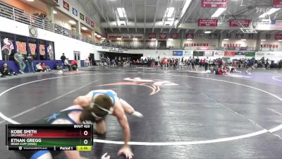 174 lbs Cons. Round 2 - Kobe Smith, Oklahoma City vs Ethan Gregg, Briar Cliff (Iowa)