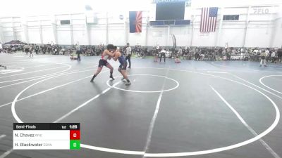 190 lbs Semifinal - Naithen Chavez, Riverside Rascals vs Harvey Blackwater, Dennehotso Hawks Athletic