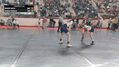 80_B lbs Consi Of 16 #2 - Brody Bafia, Huntingdon vs Josiah Verilla, Tyrone