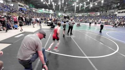 65 lbs Round Of 16 - Travis Leeper, Bald Eagle vs Bradley Alarid, Duran Elite