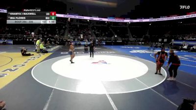 235 lbs Semifinal - Mia Flores, MacArthur-8 vs Khamya`J Maxwell, Lockport-6