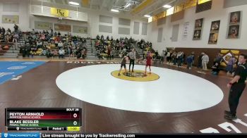 91 lbs Champ. Round 1 - Blake Bessler, Powell Middle School vs Peyton Arnhold, Riverton Middle School