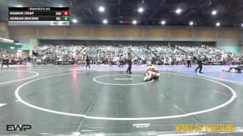170 lbs Consi Of 16 #1 - Konnor Crisp, Carson Valley Wildcats vs Adreian Briceno, Millard