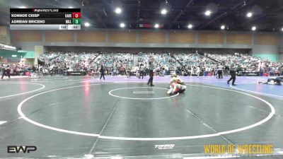 170 lbs Consi Of 16 #1 - Konnor Crisp, Carson Valley Wildcats vs Adreian Briceno, Millard