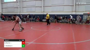 125-O Mats 11-14 8:00am lbs Round 1 - Quintin Burns, OH vs Tarik Shalhout, MI