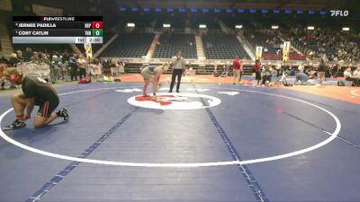 4A-215 lbs Quarterfinal - Cort Catlin, Thunder Basin vs Jernee Padilla, Rock Springs