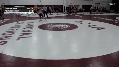 133 lbs Quarterfinal - Carter West, Central vs Dawson Schmit, Upper Iowa