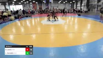 132 lbs Rr Rnd 3 - Amari Lewis, Storm Menace vs Logan Connelly, Quest School Of Wrestling