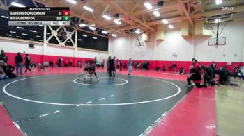 100 lbs Cons. Round 4 - Sabrina Bongcaron, Lincoln, Stockton vs Bella Estrada, Downey