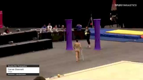 Carver Stennett - Double Mini Trampoline, Kiaga - 2021 USA Gymnastics Championships