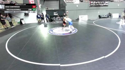 All Cadet Boys Freestyle Lower - 138 lbs Champ. Round 3 - Cruz Contreras vs Helo Blackwell, Central Catholic Wrestling Club