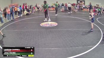 53 lbs Semifinal - Jayce Holmes, Summerville Takedown Club vs Jameson Campbell, Legacy Elite